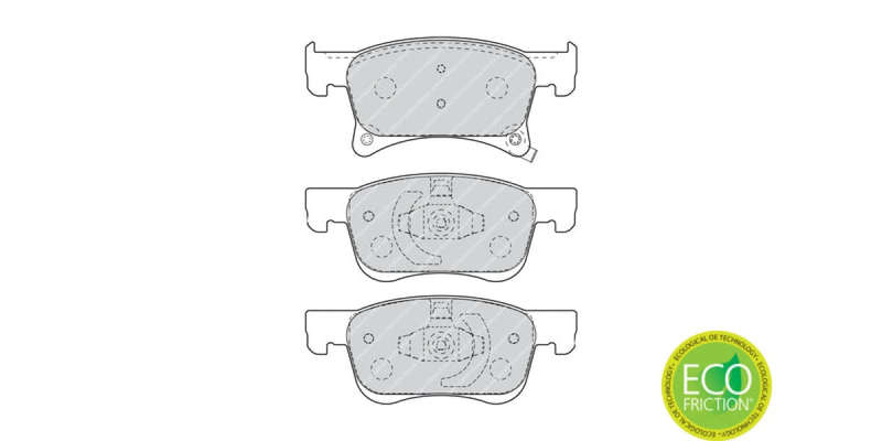 Brake Pads Front Opel Adam (14 ) Astra (04 10) CoRear Solida (02 15>) (FERODO FDB4841) (SET LH & ...