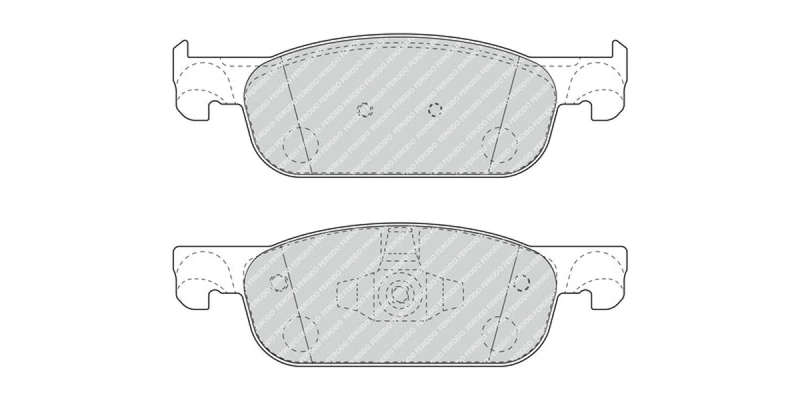 Brake Pads Front Renault Clio Iv (12 ) Sandero (13 ) (FERODO FDB4907) (SET LH & RH Wheel)