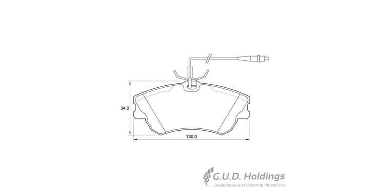 Brake Pads Front Renautl Espace [3] 2.0L,3.0L 1996 2003 (SAFELINE D3180S) (SET LH & RH Wheel)