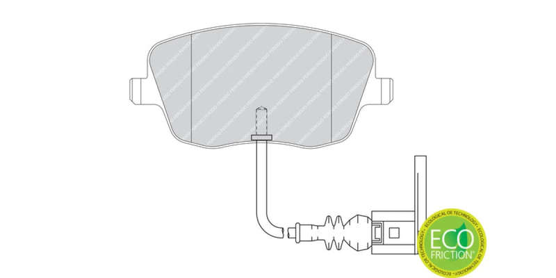Brake Pads Front Seat Ibiza (06 ) Vw Crosspolo (08 ) Polo (06 ) Classic (04 ) (FERODO FDB1662) (S...