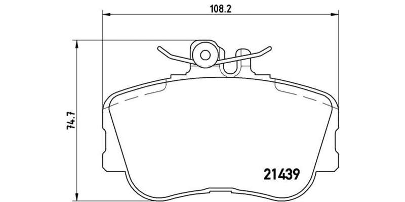 Brembo Brake Pads Front Mercedes C Class ( Set Lh&Rh) (P06017)