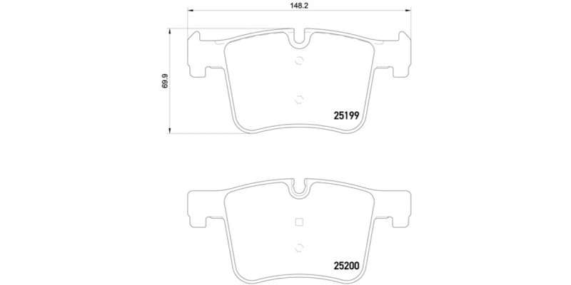 Brembo Brake Pads Front Bmw 1 F20/3 F30/ ( Set Lh&Rh) (P06075)