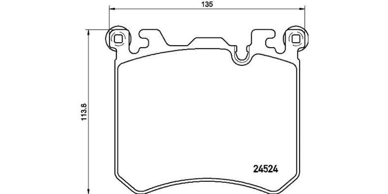 Brembo Brake Pads Front Bmw X5 E70/X6 E71 ( Set Lh&Rh) (P06077)