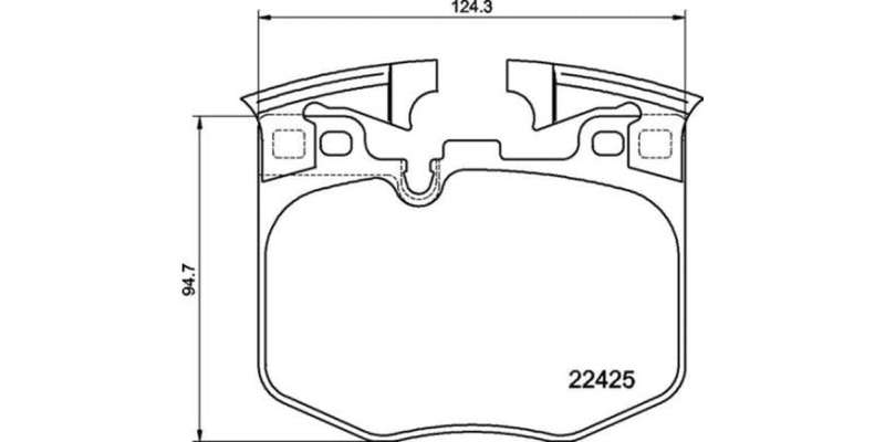 Brembo Brake Pads Front Bmw ( Set Lh&Rh) (P06099)