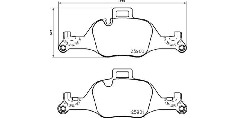 Brembo Brake Pads Front Bmw ( Set Lh&Rh) (P06107)