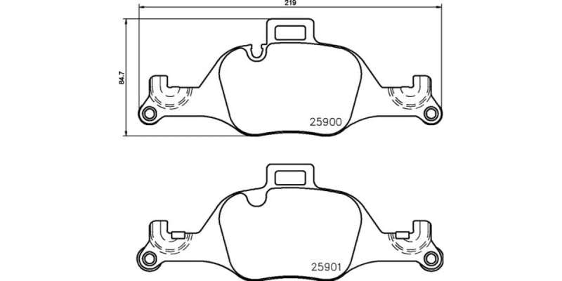 Brembo Brake Pads Front Bmw ( Set Lh&Rh) (P06107)