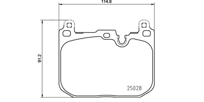 Brembo Brake Pads Front Bmw/Mini ( Set Lh&Rh) (P06110)