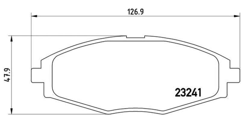 Brembo Brake Pads Front Chev Spark/ Daewoo ( Set Lh&Rh) (P15006)