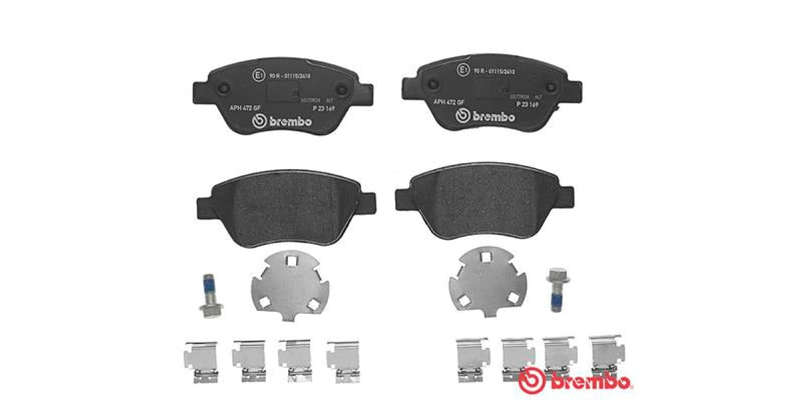 Brembo Brake Pads Front Fiat Doblo ( Set Lh&Rh) (P23169)