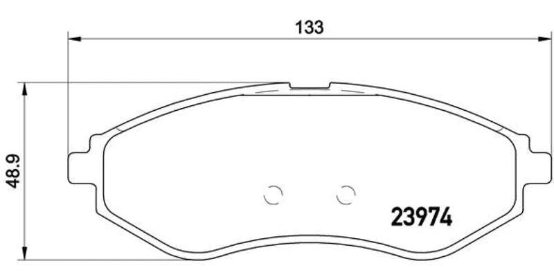 Brembo Brake Pads Front Proton Savvy ( Set Lh&Rh) (P24048)