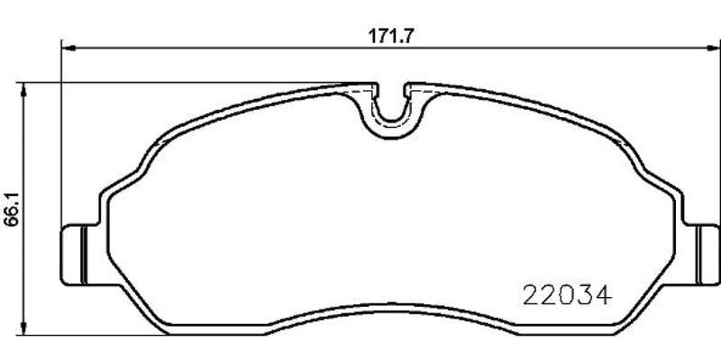 Brembo Brake Pads Front Ford Transit ( Set Lh&Rh) (P24171)