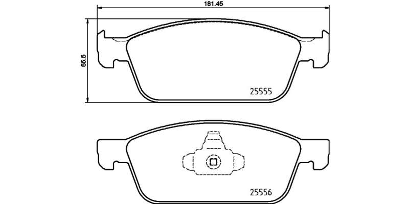 Brembo Brake Pads Front Ford Kuga Ii/ Tourneo ( Set Lh&Rh) (P24199)