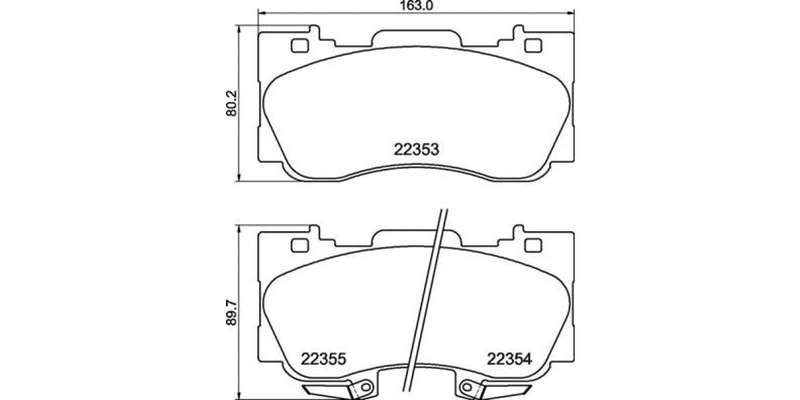 Brembo Brake Pads Front Ford Mustang ( Set Lh&Rh) (P24227)