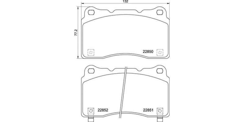 Brembo Brake Pads Front Honda ( Set Lh&Rh) (P28099)