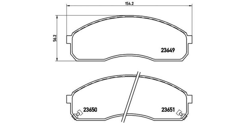 Brembo Brake Pads Front Kia Carnival ( Set Lh&Rh) (P30012)
