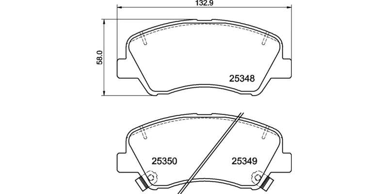 Brembo Brake Pads Front Hyundai/Kia ( Set Lh&Rh) (P30122)