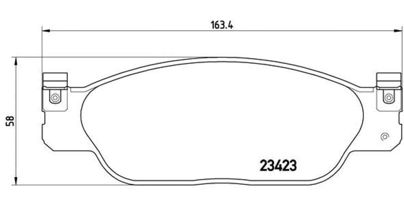 Brembo Brake Pads Front Jaguar S-Type ( Set Lh&Rh) (P36012)