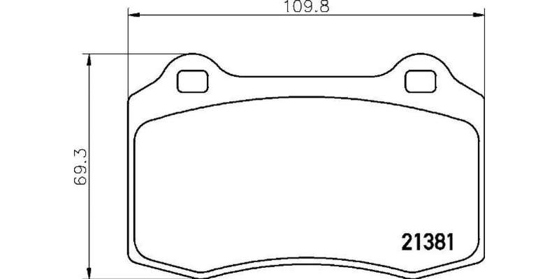 Brembo Brake Pads Front Seat Ibiza 1. 20 ( Set Lh&Rh) (P36020)