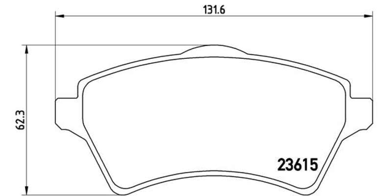 Brembo Brake Pads Front Land Rover  Freelander ( Set Lh&Rh) (P44011)