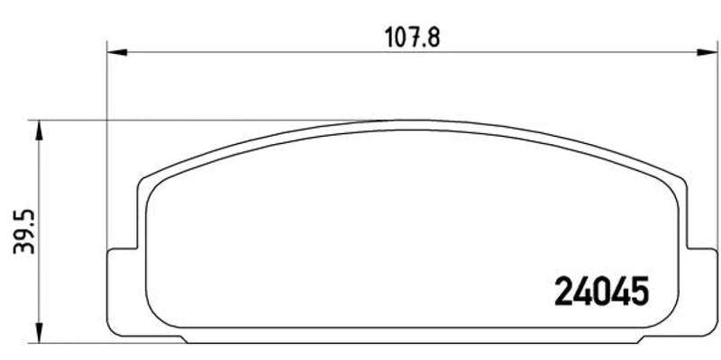 Brembo Brake Pads Front Mazda 6 ( Set Lh&Rh) (P49036)