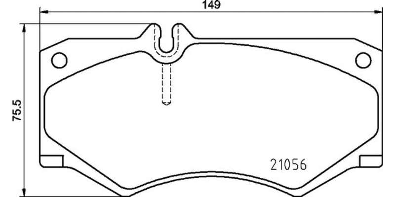 Brembo Brake Pads Front Mercedes-Benz ( Set Lh&Rh) (P50134)
