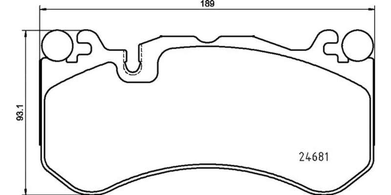 Brembo Brake Pads Front Mercedes-Benz ( Set Lh&Rh) (P50142)