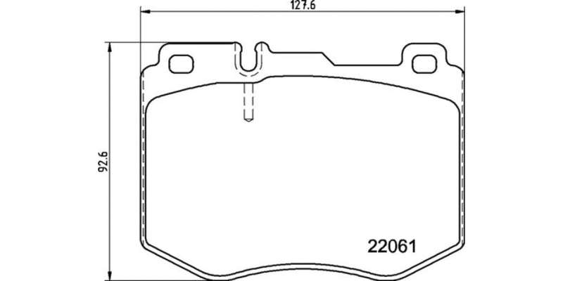 Brembo Brake Pads Front Mercedes-Benz ( Set Lh&Rh) (P50145)