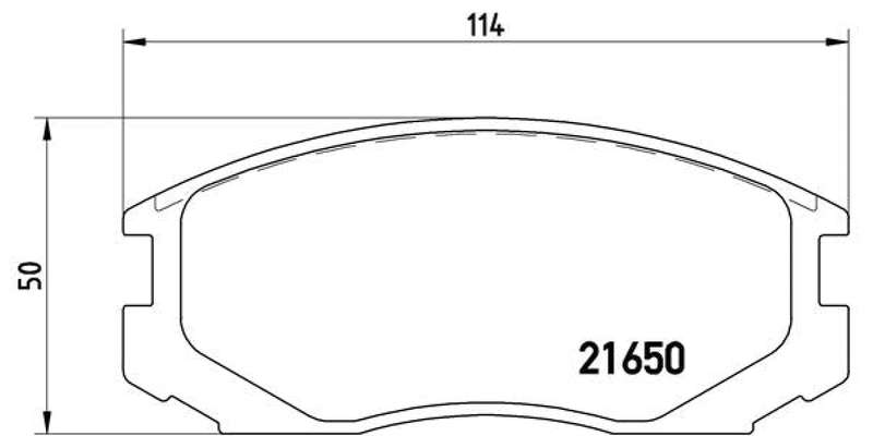 Brembo Brake Pads Front Daihatsu Terios ( Set Lh&Rh) (P54015)