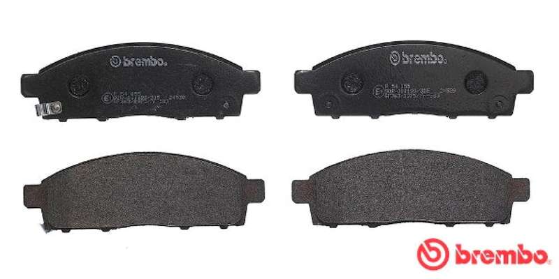 Brembo Brake Pads Front Fiat Fullback/Mitsubishi ( Set Lh&Rh) (P54055)