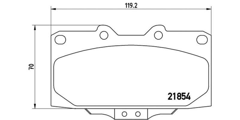 Brembo Brake Pads Front Subaru Imprez Gd ( Set Lh&Rh) (P56034)