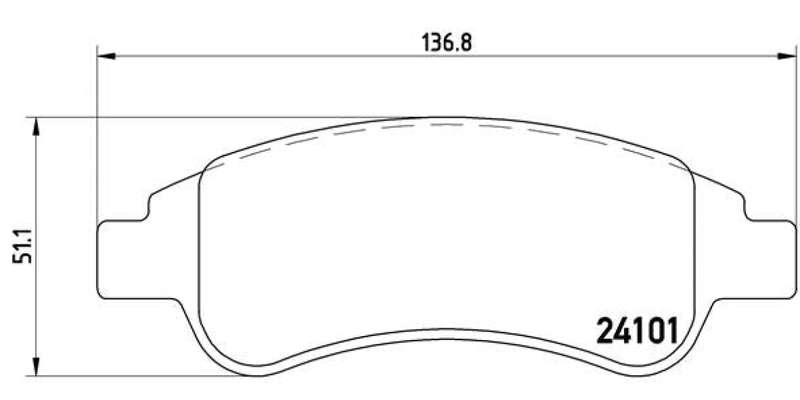 Brembo Brake Pads Front Citroen Ds3 ( Set Lh&Rh) (P61082)