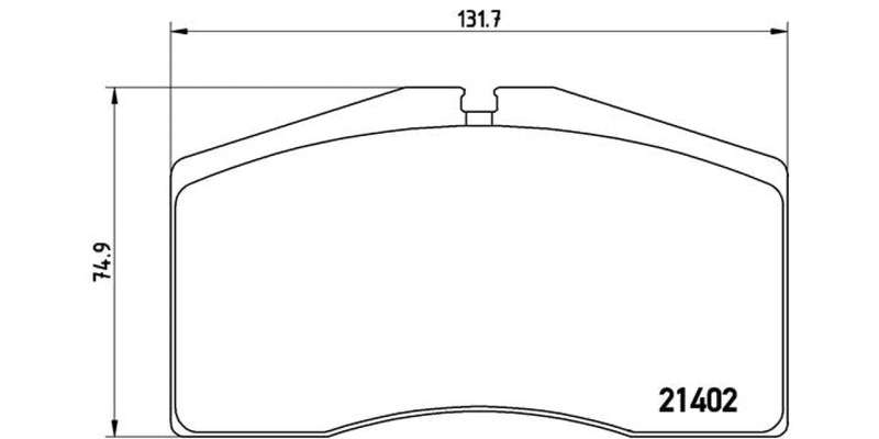 Brembo Brake Pads Front Porsche 911 (964/ ( Set Lh&Rh) (P65006)