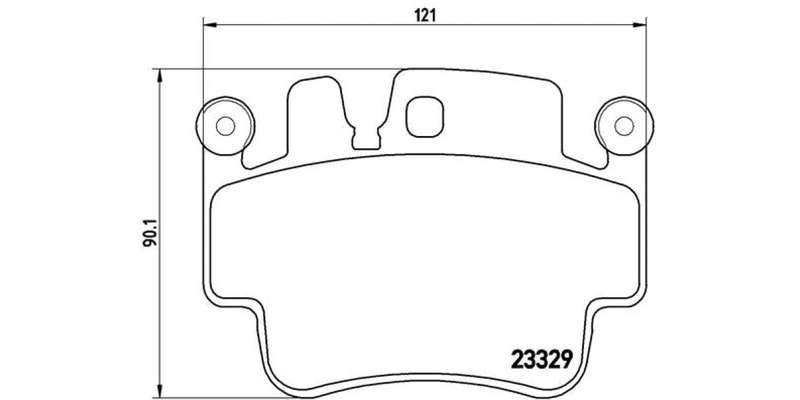 Brembo Brake Pads Front Porsche Boxsters ( Set Lh&Rh) (P65009)