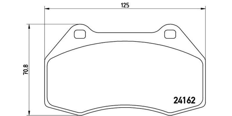 Brembo Brake Pads Front Renault Megan ( Set Lh&Rh) (P68036)