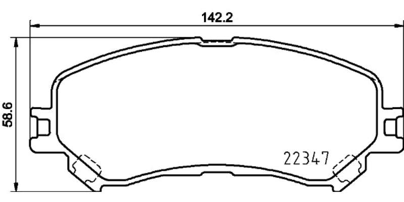 Brembo Brake Pads Front Renault Megane ( Set Lh&Rh) (P68067)