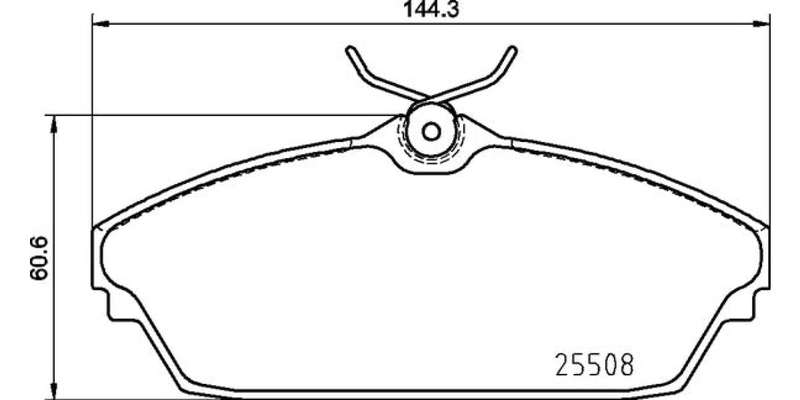 Brembo Brake Pads Front Tata Xenon ( Set Lh&Rh) (P82003)