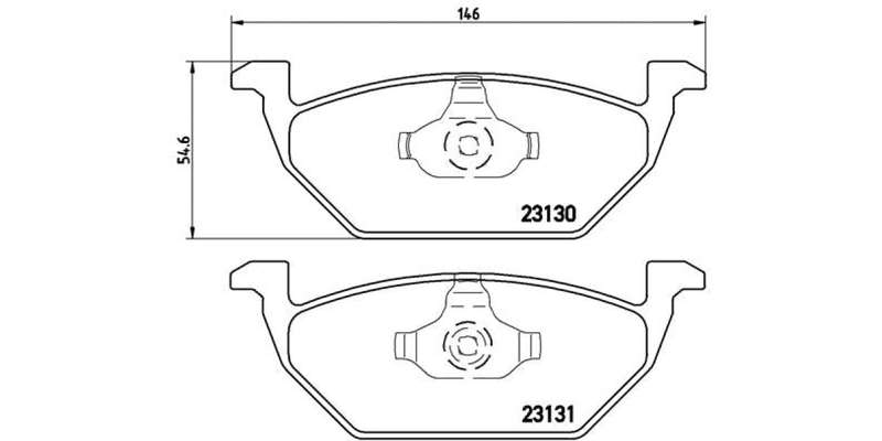 Brembo Brake Pads Front Audi A1/A3 ( Set Lh&Rh) (P85041X)