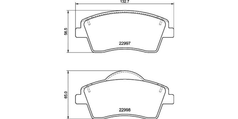 Brembo Brake Pads Front Volvo ( Set Lh&Rh) (P86033)