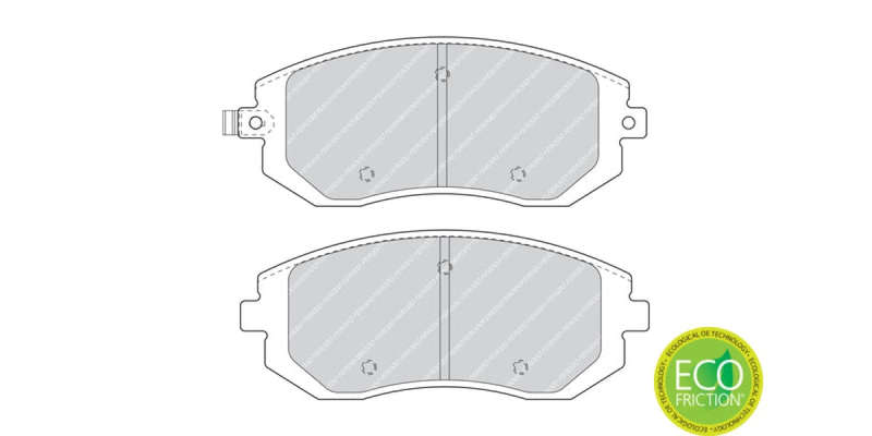 Brake Pads Front Subaru Forester (97 15) Impreza (07 10) Legacy (04 14) Outback (04 14) (FERODO F...
