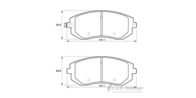 Brake Pads Front Subaru Forester (97 15) Impreza (07 10) Legacy (04 14) Outback (04 14) (SAFELINE...