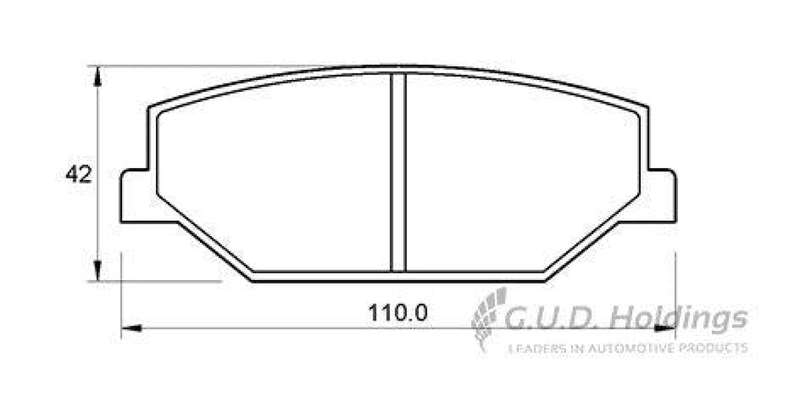 Brake Pads Front Suzuki Samurai (86 89) Jimny (2008 ) Sj410 Sj413 (86 ) (SAFELINE D955S) (SET LH ...