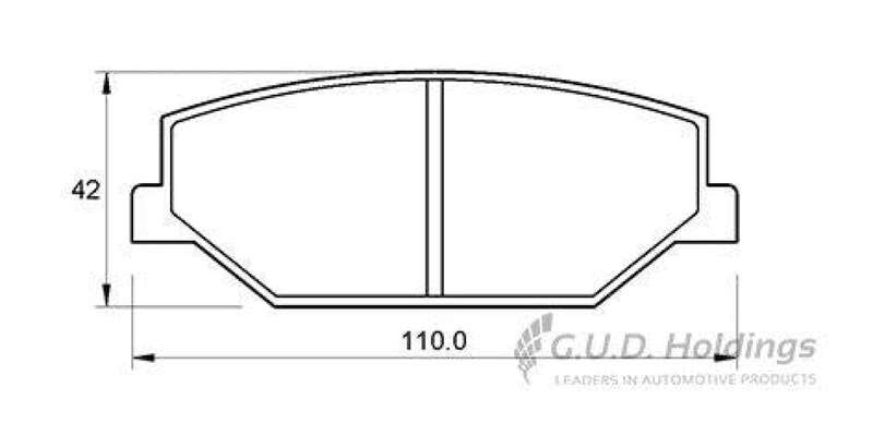 Brake Pads Front Suzuki Samurai (86 89) Jimny (2008 ) Sj410 Sj413 (86 ) (SAFELINE D955S) (SET LH ...