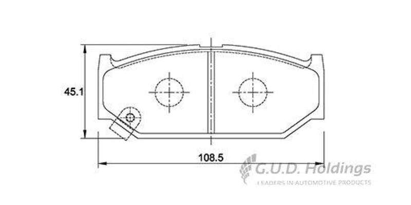 Brake Pads Front Suzuki Splash (14 ) Swift (08 ) Dzire (18 ) (SAFELINE D3752S) (SET LH & RH Wheel)