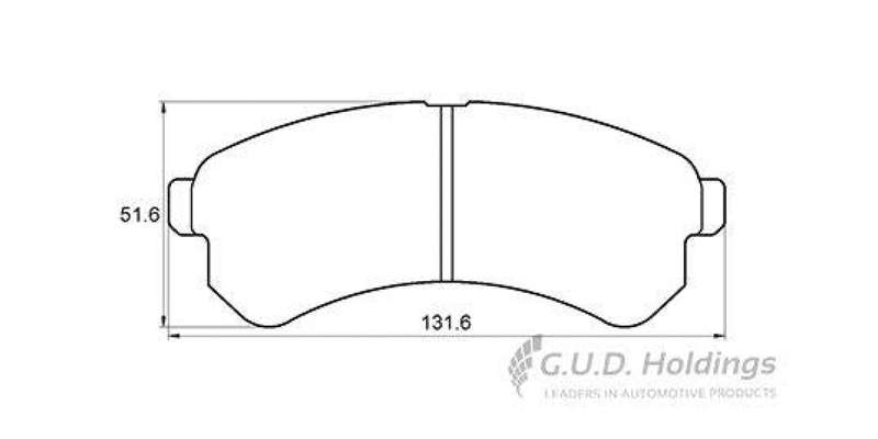 Brake Pads Front Tata Indica Vista (2009 ) Super Ace (14 ) (SAFELINE D3916S) (SET LH & RH Wheel)