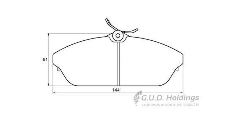 Brake Pads Front Tata Xexenon 2.2D,Vv T,3.0D (2008 2013>) (SAFELINE D3920S) (SET LH & RH Wheel)