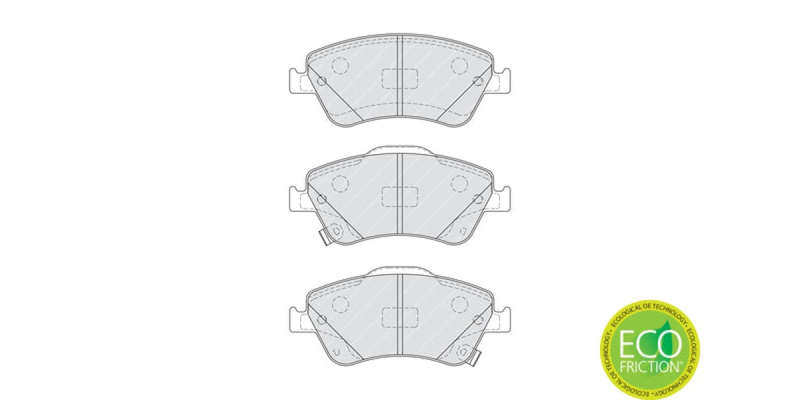 Brake Pads Front Toyota Auris Aurisx (07 15)Corolla (07 15) (FERODO FDB4046) (SET LH & RH Wheel)