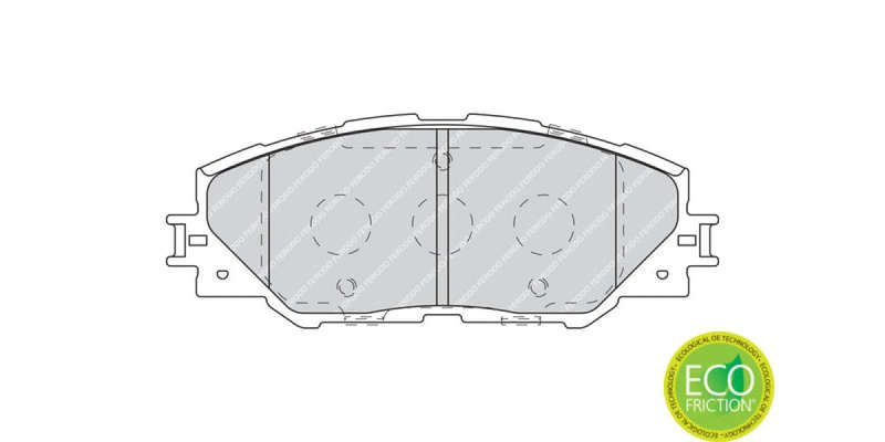 Brake Pads Front Toyota Aurisx (12 ) Ch R (16 ) Rav 4 [3][4] (06 ) (FERODO FDB4136) (SET LH & RH ...