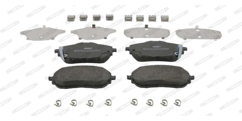 Brake Pads Front Toyota Corolla 1.3,1.4D,1.6D,1.8 (14 ) (FERODO FDB4648) (SET LH & RH Wheel)