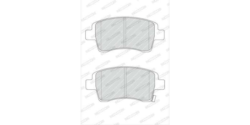 Brake Pads Front Toyota Etios 1.5 (12 ) (FERODO FDB4476) (SET LH & RH Wheel)