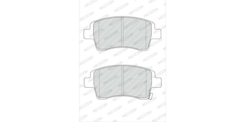 Brake Pads Front Toyota Etios 1.5 (12 ) (FERODO FDB4476) (SET LH & RH Wheel)